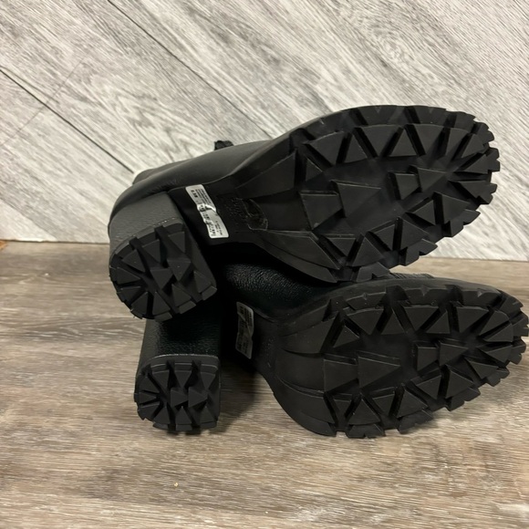 SCHUTZ | Zara Winter Ankle Heeled Boots Fur Lined Size 8.5 - Picture 7 of 15